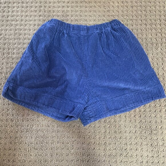Heavy Manners Navy Corduroy Shorts - Small - Picture 1 of 4